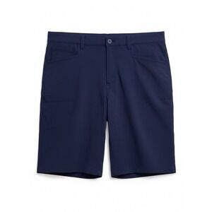 Eddie Bauer Women's Rainer Shorts Size 12 Navy Stretch Nylon Travel Hiking